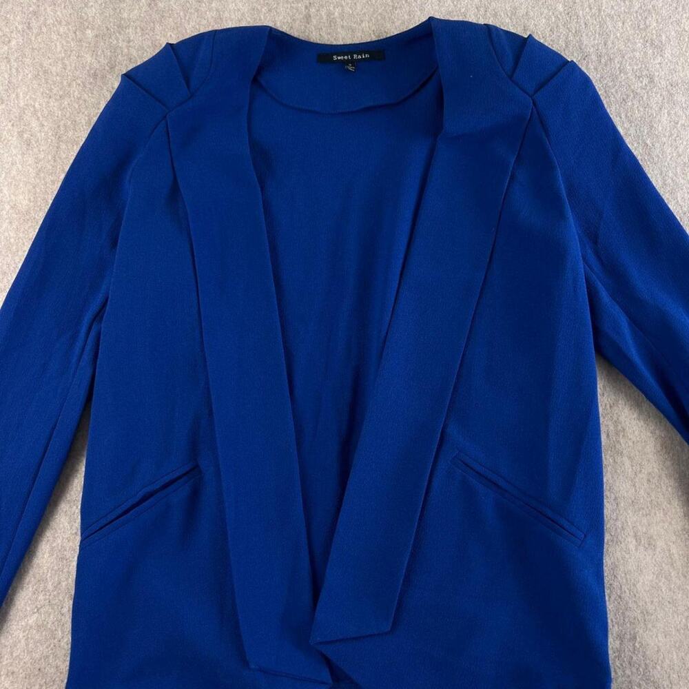 Sweet rain womens blue blazer